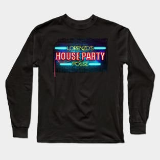 Lorenzo's House Party Neon Letters Long Sleeve T-Shirt